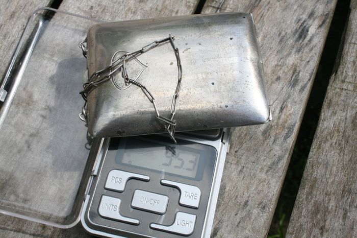 Antique sterling silver wallet