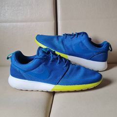 2014 nike roshe run Size 12 eu 47.5 blue in excellent condition
