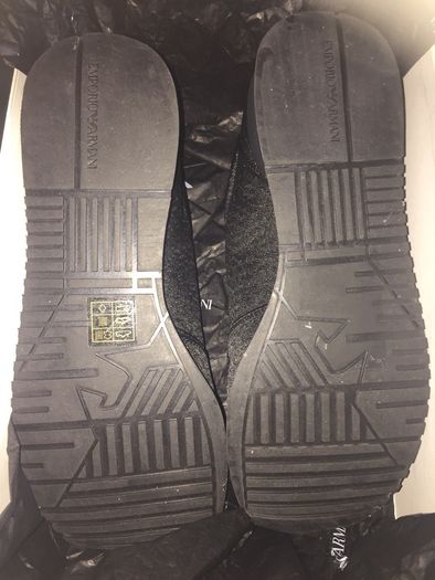 Emporio armani mens shoes size 43 brand new