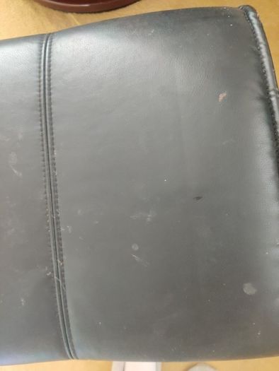 Black Armchair and Footstool