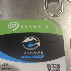 Seagate SkyHawk 8TB 3.5" SATA Hard Drive.