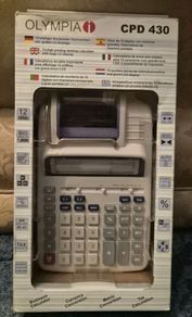 OLYMPIA CPD - 430 Portable Calculator With Printer ( Brand New )