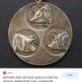 Bronze  Antique Medal Image 3
