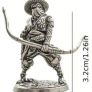 Miniature brass samurai figures ( 4 ) Image 10