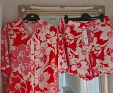 blouse and shorts set
