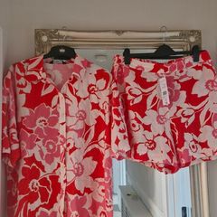blouse and shorts set