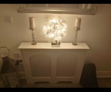 Mirror Feather Lamp