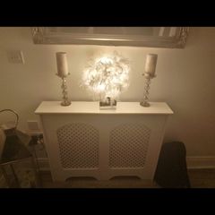 Mirror Feather Lamp