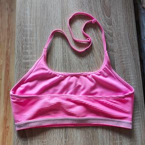 Baby pink and silver Halter Neck Top, size 8