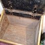 Antique brass Burn's Cottage Slipper Box Image 5