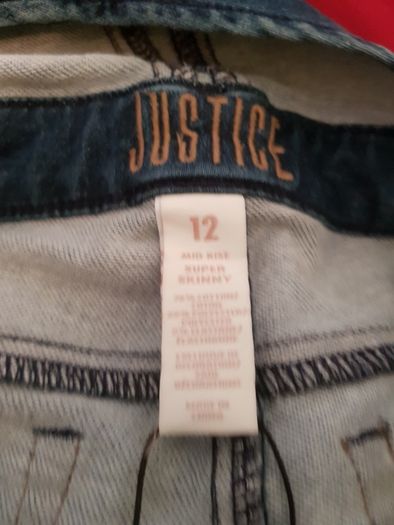 Justice Dungarees age 12