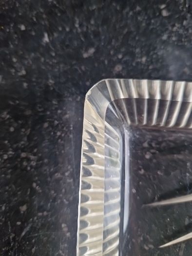 vintage glass tray