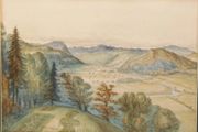 1873 Antique Watercolour F J Jobson