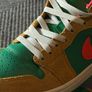 Nike Air Jordan 1 Mid "Wheat and Water Melon" Image 2