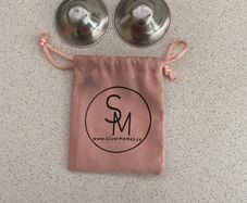 Silver breast cups
