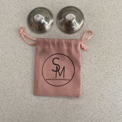 Silver breast cups