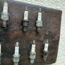 vintage sparkplug display board Image 5