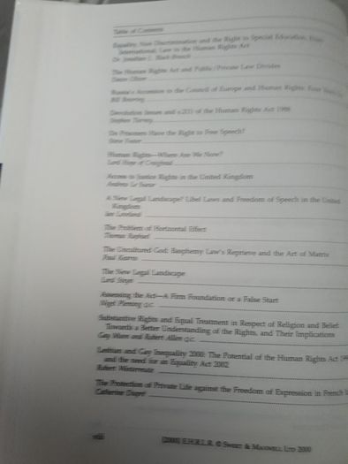 Box of European Human Rights Law Journals