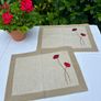 Pair of Linen Placemats/Tray Cloths Image 5