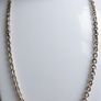 Vintage Sterling Silver 925 Cable Chain Link Necklace Length 24" - 23,07g Image 2