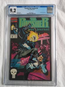Punisher War Journal Issue 29 Cgc 9.2 certified graded comic ghost rider framed