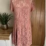 Marks & Spencer Rose Lace Dress Size Uk 22 Image 3