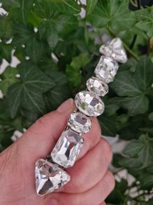 Handmade diamonds  hair clip