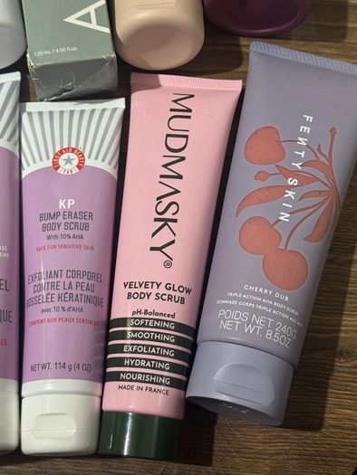 Brand new luxury body was, showed me polisher, body scrub new