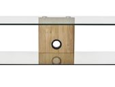 Alphason Century 1500 Tv Stand - Walnut & Clear Glass | Adce1500-wal