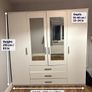 white bedroom wardrobe Image 3