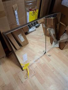 Pelipal mirror 800 double door mirror cab dark ock finish