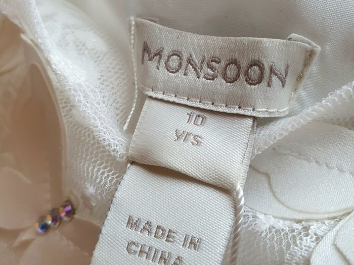 New With Tags Stunning Monsoon Wedding, Communion, Flower Girl Dress