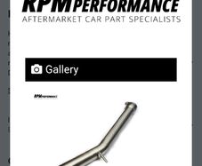 RPM Performance Resonator Delete Pipe Audi S3 8V / VW Golf R Mk7 Mk7.5
