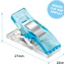 Multipurpose Sewing Clips Pack of 60, Quilting Accessories to Replace Sewing Pins Pinning and Marking, Assorted Colors Image 2