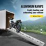 Aluminum Trailer Ramps 2721.6 kg Total Beavertail Hook End 1 Pair 2 Ramps Image 5