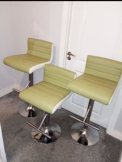 MINTY FRESH Breakfast Stools X 3