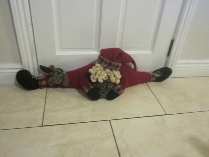 Christmas  santa draught excluder