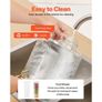 Beverage Dispenser, 2 Pack 8L Drink Dispensers for Parties, Glass Juice Dispenser with Metal Stand, Stainless Steel Spigot, Infuser Image 5