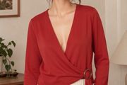 Terracotta blouse
