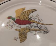 Brendan Erin Stone Made in Arklow Plate Pheasants