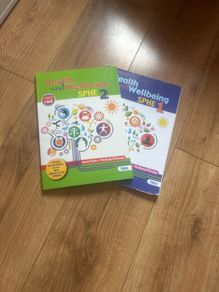 Health and wellbeing SPHE 1 and 2 junior cert books