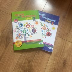 Health and wellbeing SPHE 1 and 2 junior cert books