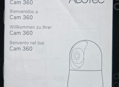 Aeotec Cam 360 - full hd pan and tilt wifi indoor camera