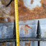 : Antique wrought iron garden gate. Image 2