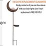 Moon Solar Lights Garden Outdoor,Waterproof Metal LED Stake Pathway Decorative Lights for Walkway,Yard,Lawn,Patio Image 2
