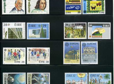 1960-1992 Ireland Europa Issues Complete Mint Never Hinged