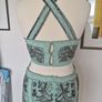 Green beaded frock & frill dress Image 7