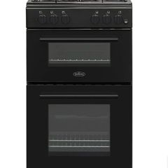 Belling 50cm double oven and gas cooker