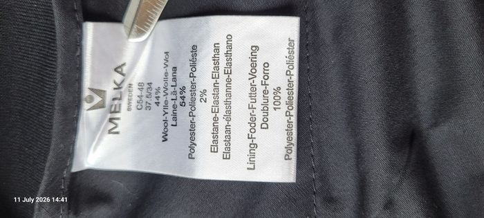 Men's black trousers 37.5"x34"