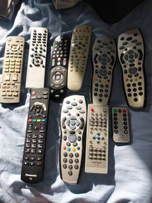 10 tv +sky remote controlls